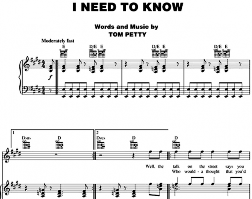 Tom Petty-I Need To Know