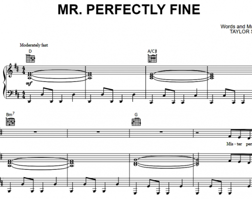 Taylor Swift-Mr Perfectly Fine