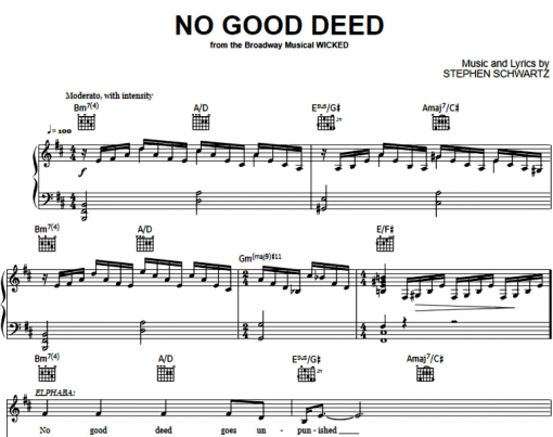 Wicked-No Good Deed