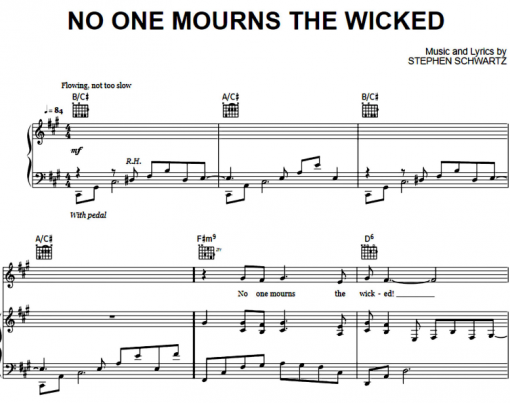 Wicked-No One Mourns The Wicked