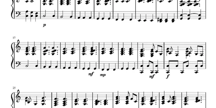 Tom Odell – Piano Man (Billy Joel cover) Sheet Music