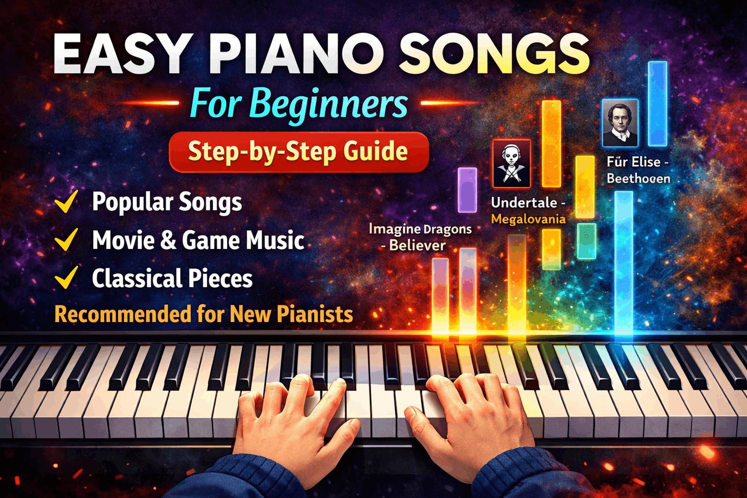 Easy Piano Songs for Beginners (Step-by-Step Guide)