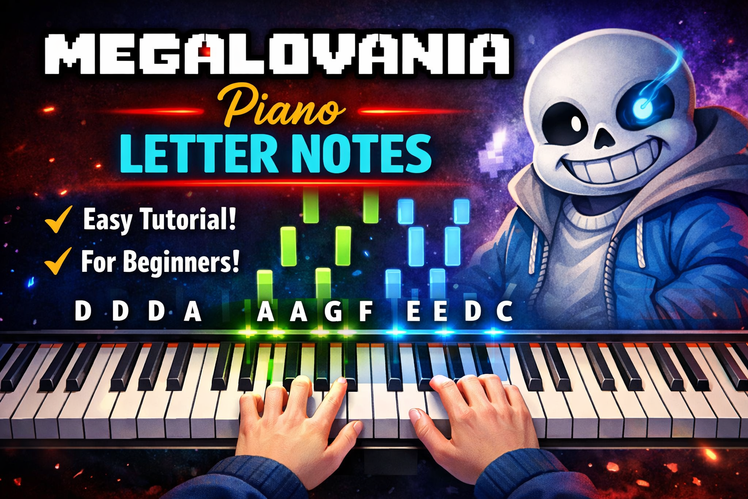 (Undertale) Megalovania Letter Notes